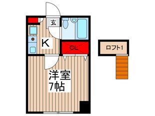 ピュアライフコミヤ２の物件間取画像